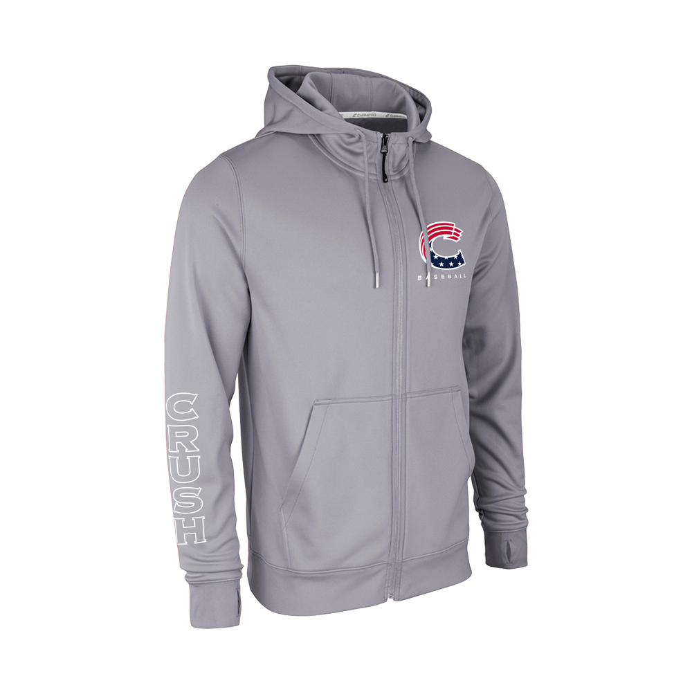 Crush Fleece Zip Up Hoodie (Polyester)