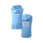 Frozen Rope Flag Sleeveless Hooded Dry Fit