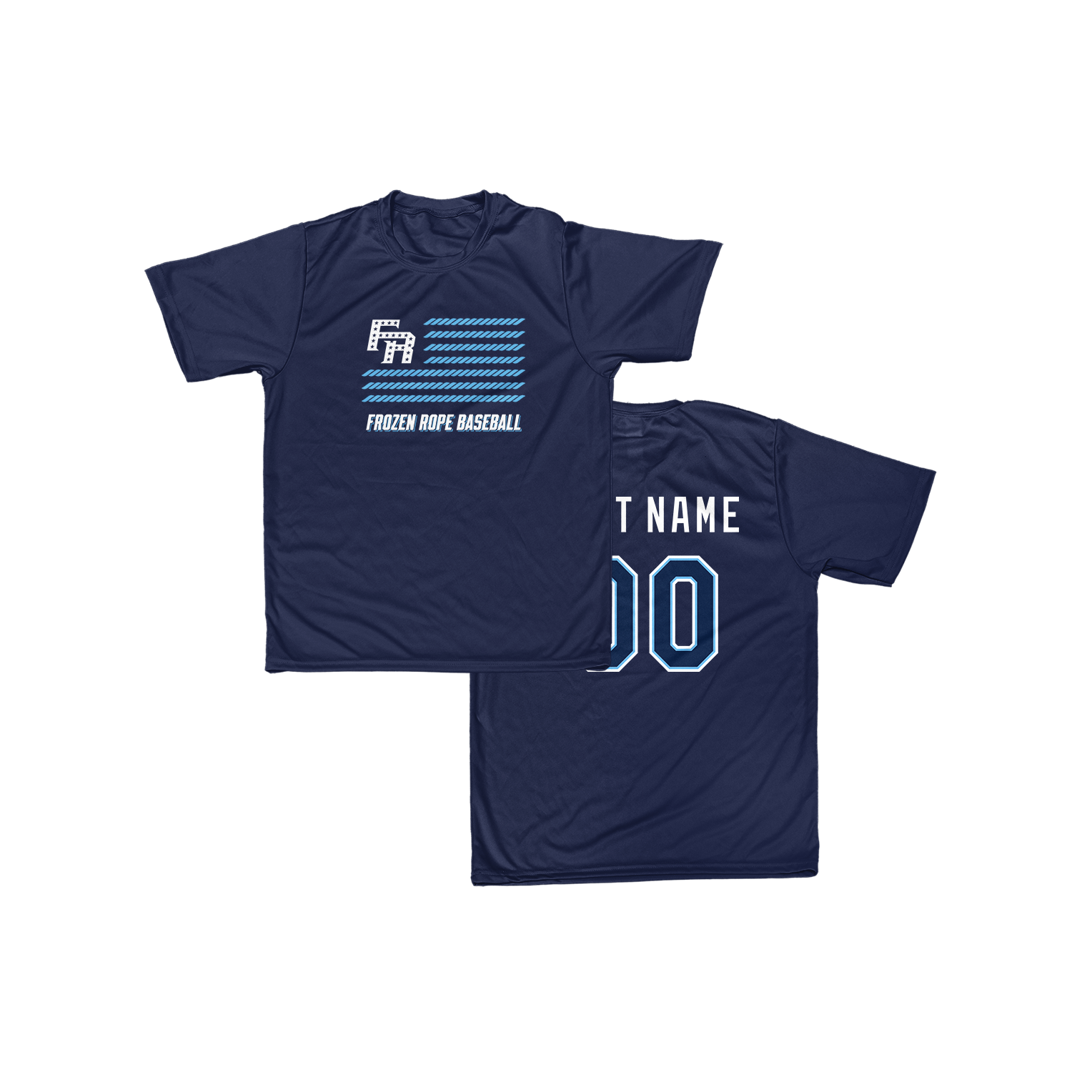 Frozen Rope Flag Performance Tee