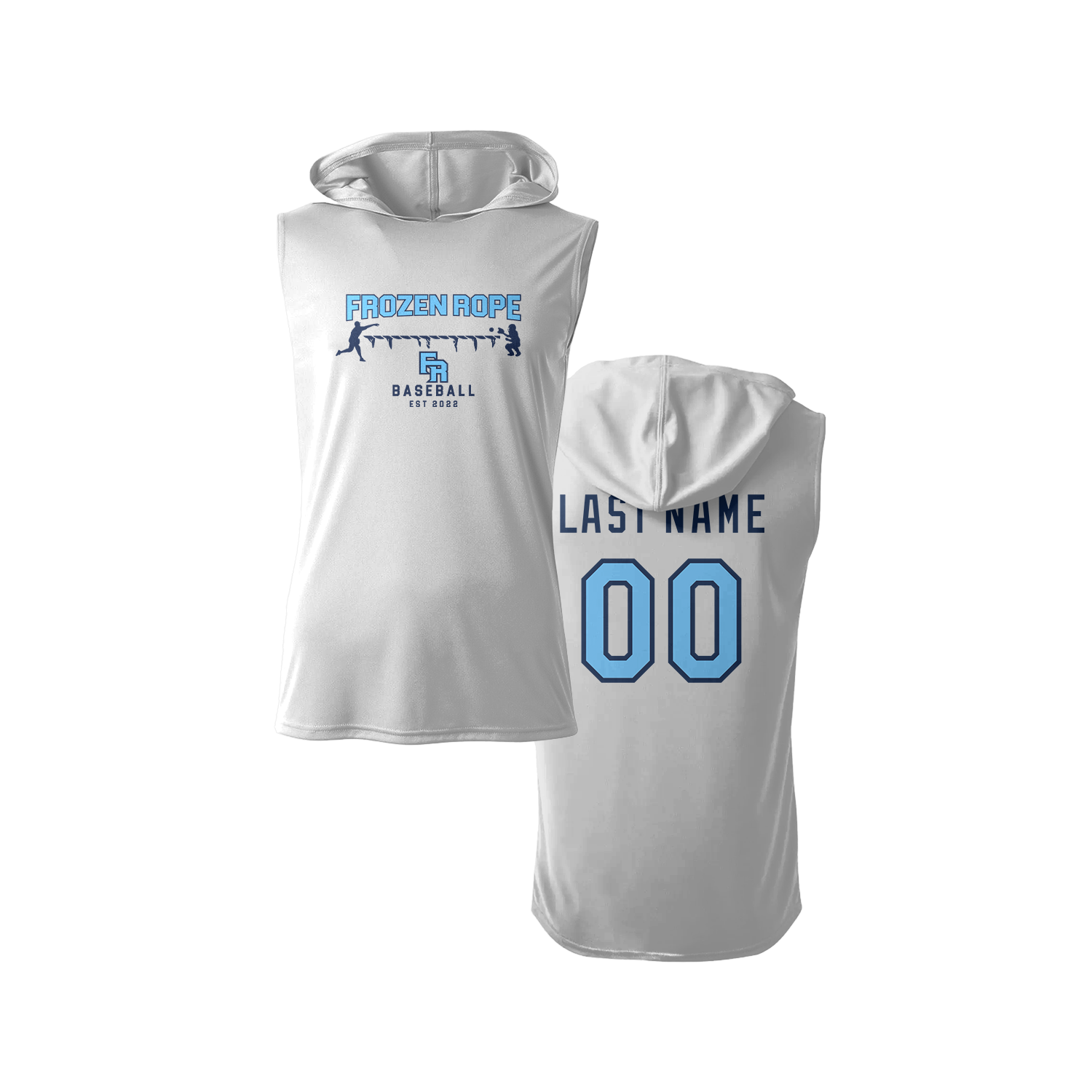 Frozen Rope Sleeveless Hooded Dry Fit