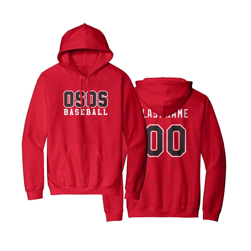 OSOS Baseball Poly Fleece Hoodie