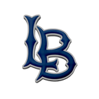 East Long Beach "LB" 3D Helmet Decal (Gray Border)
