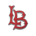 East Long Beach "LB" 3D Helmet Decal (Gray Border)