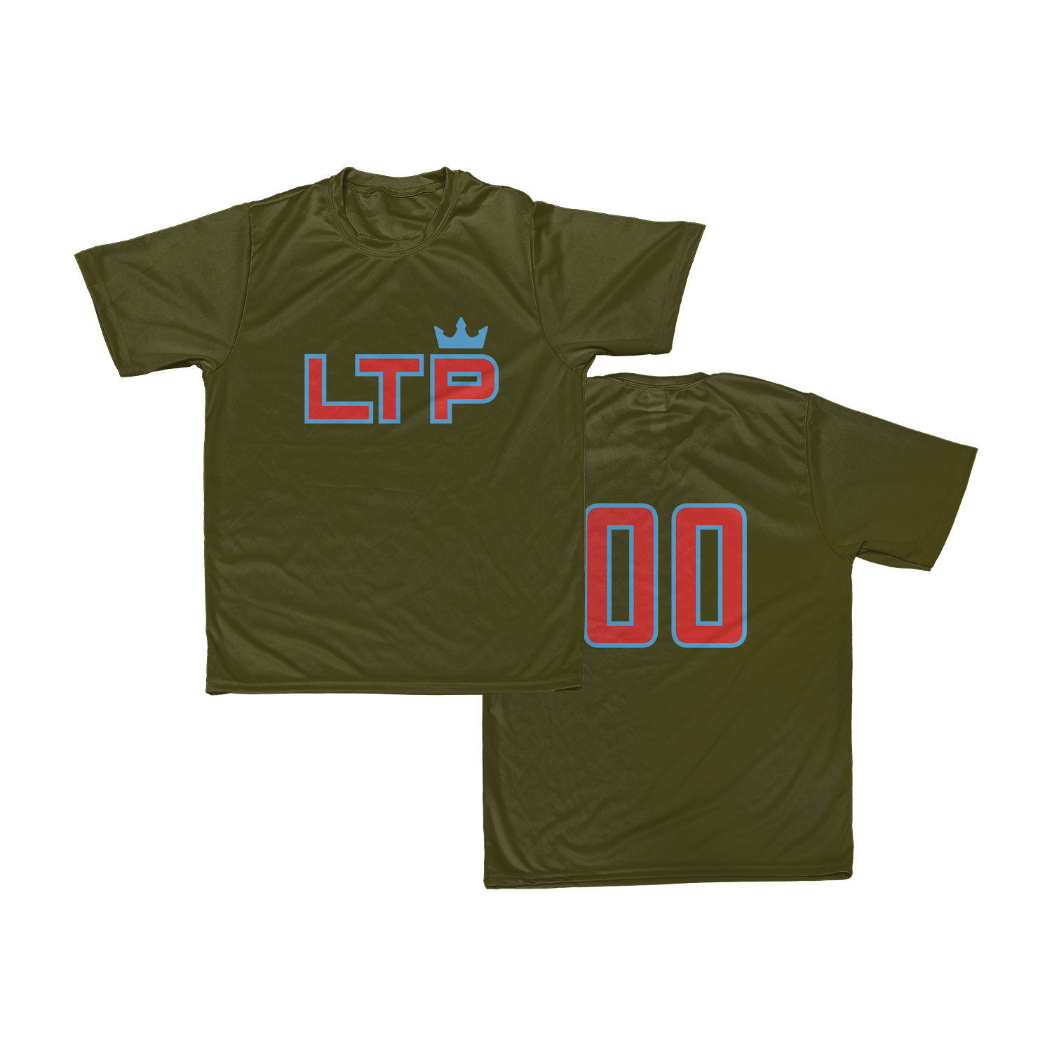 LTP Reign "Scrimmage" Tee - Military Green