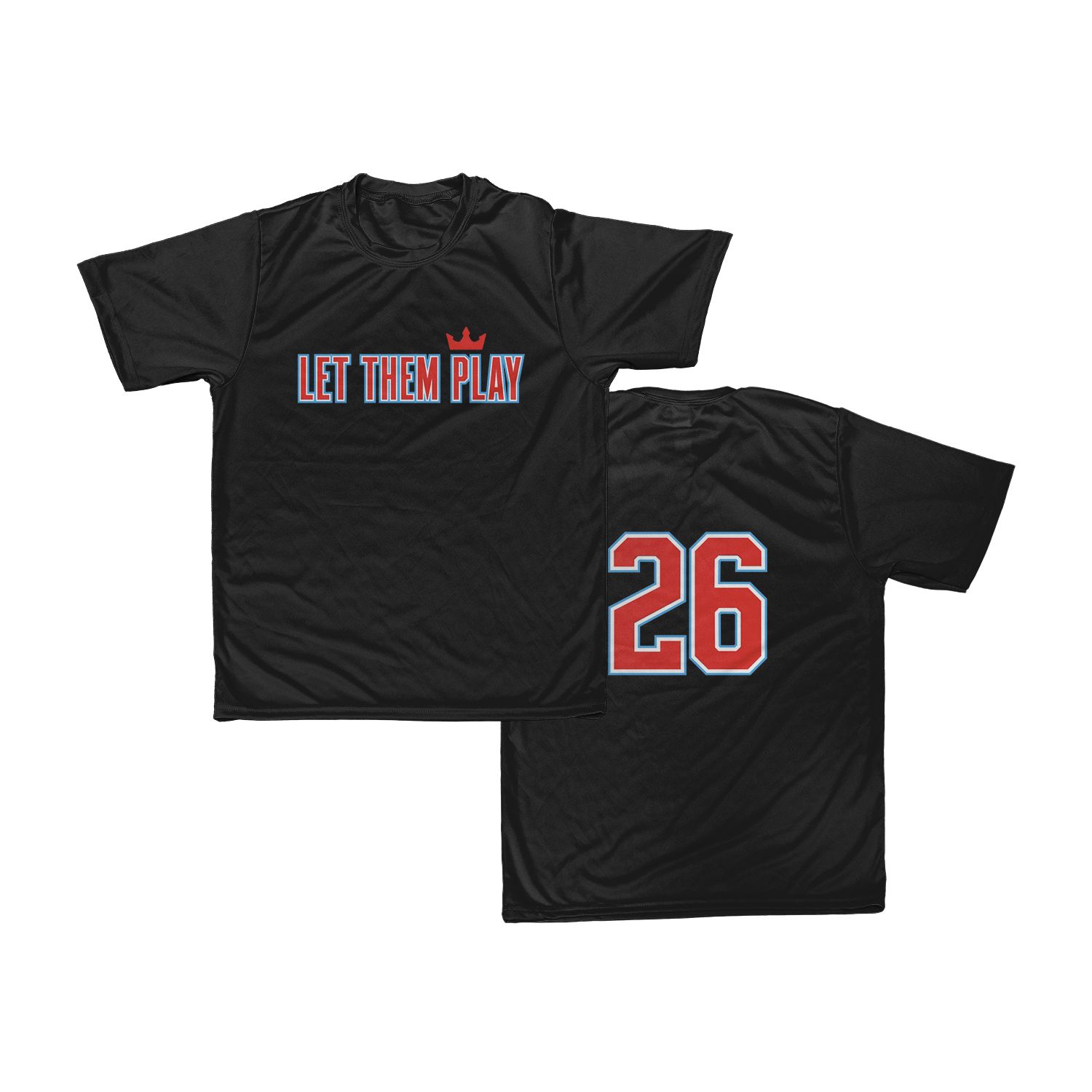 Let Them Play "Scrimmage" Tee - Black