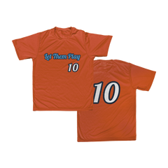 Let Them Play "Scrimmage" Tee (Orange)