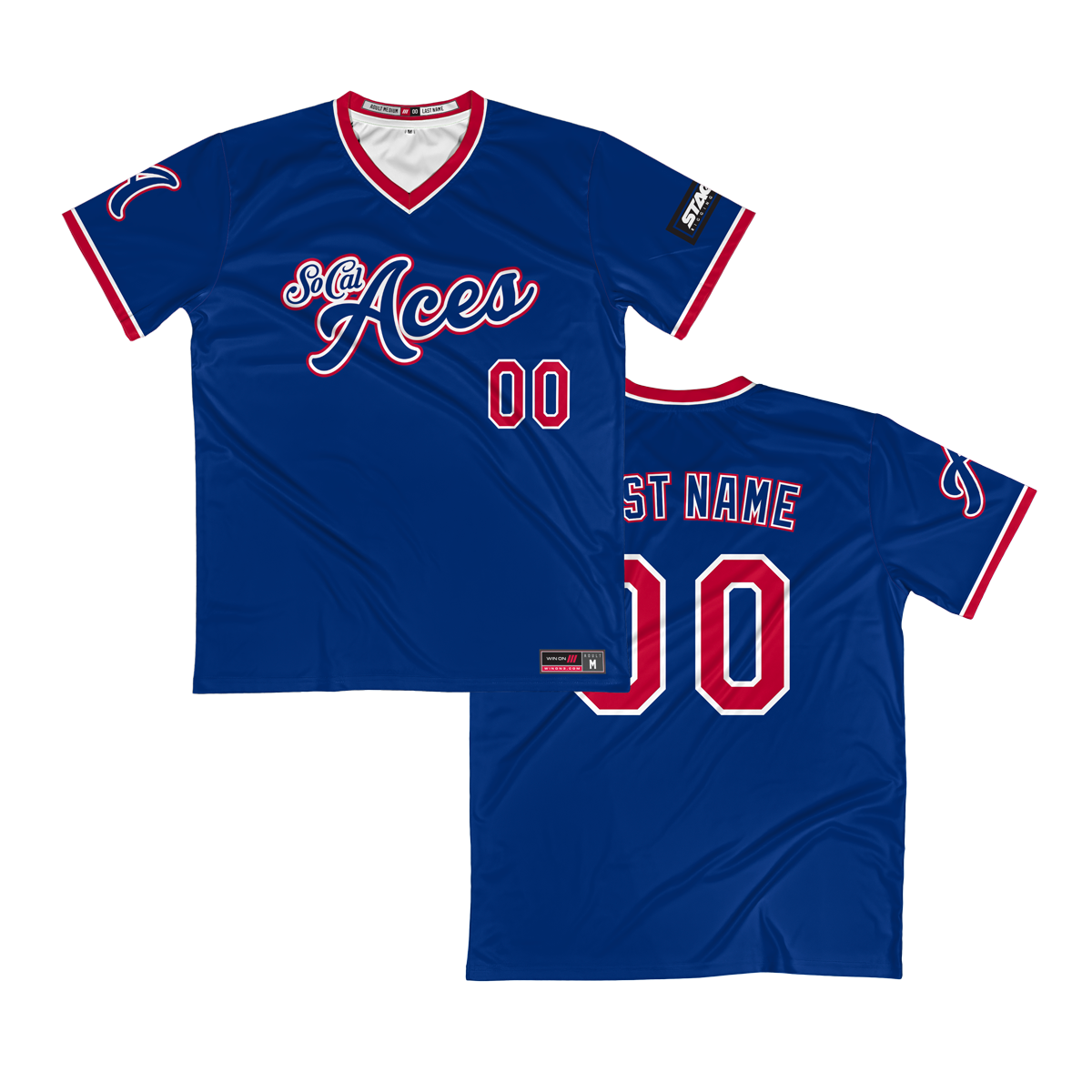 SoCal Aces V-Neck Pullover Jersey (Quintero 10u)
