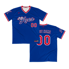 SoCal Aces V-Neck Pullover Jersey (Royal)
