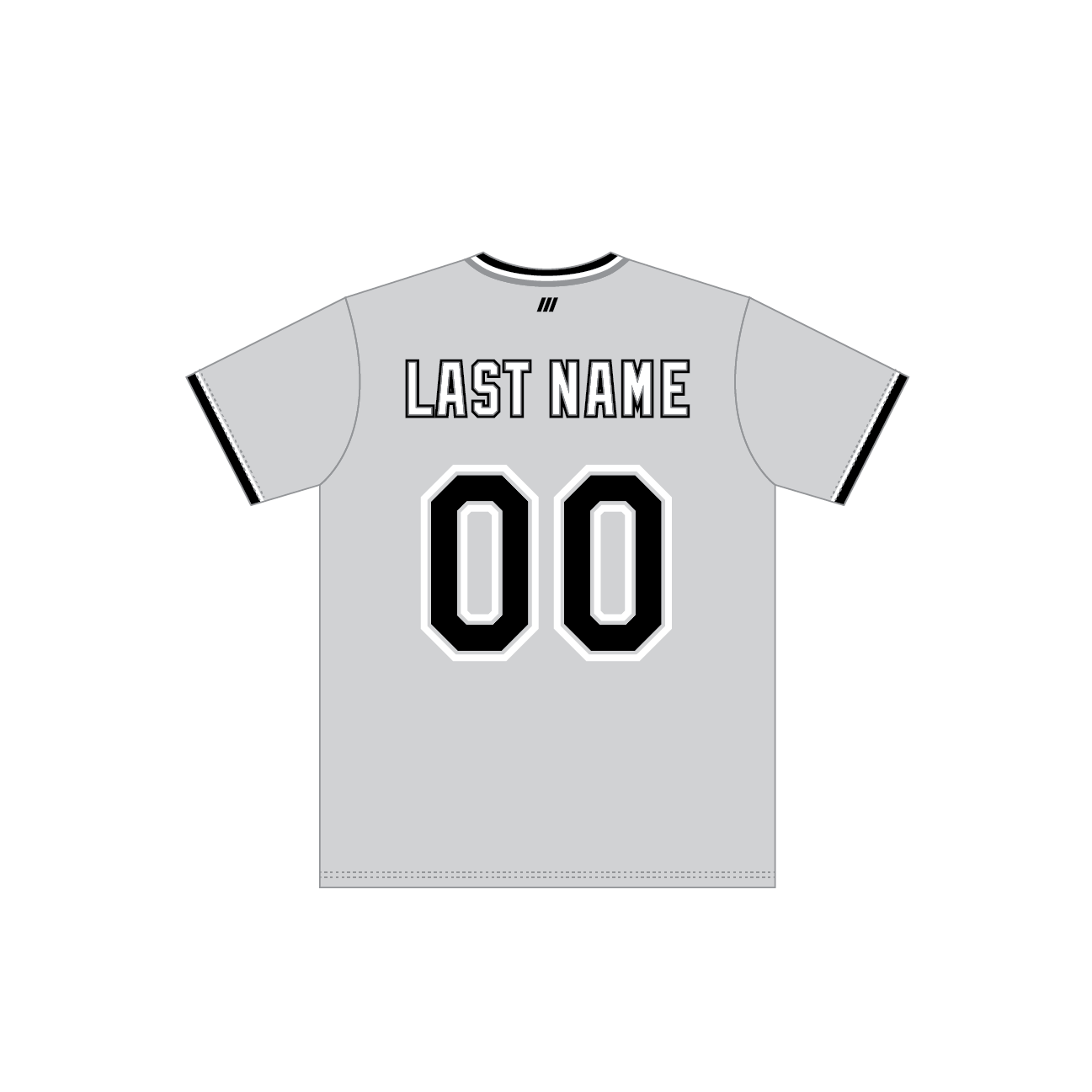 Custom V-Neck Pullover Jersey (Sublimated)