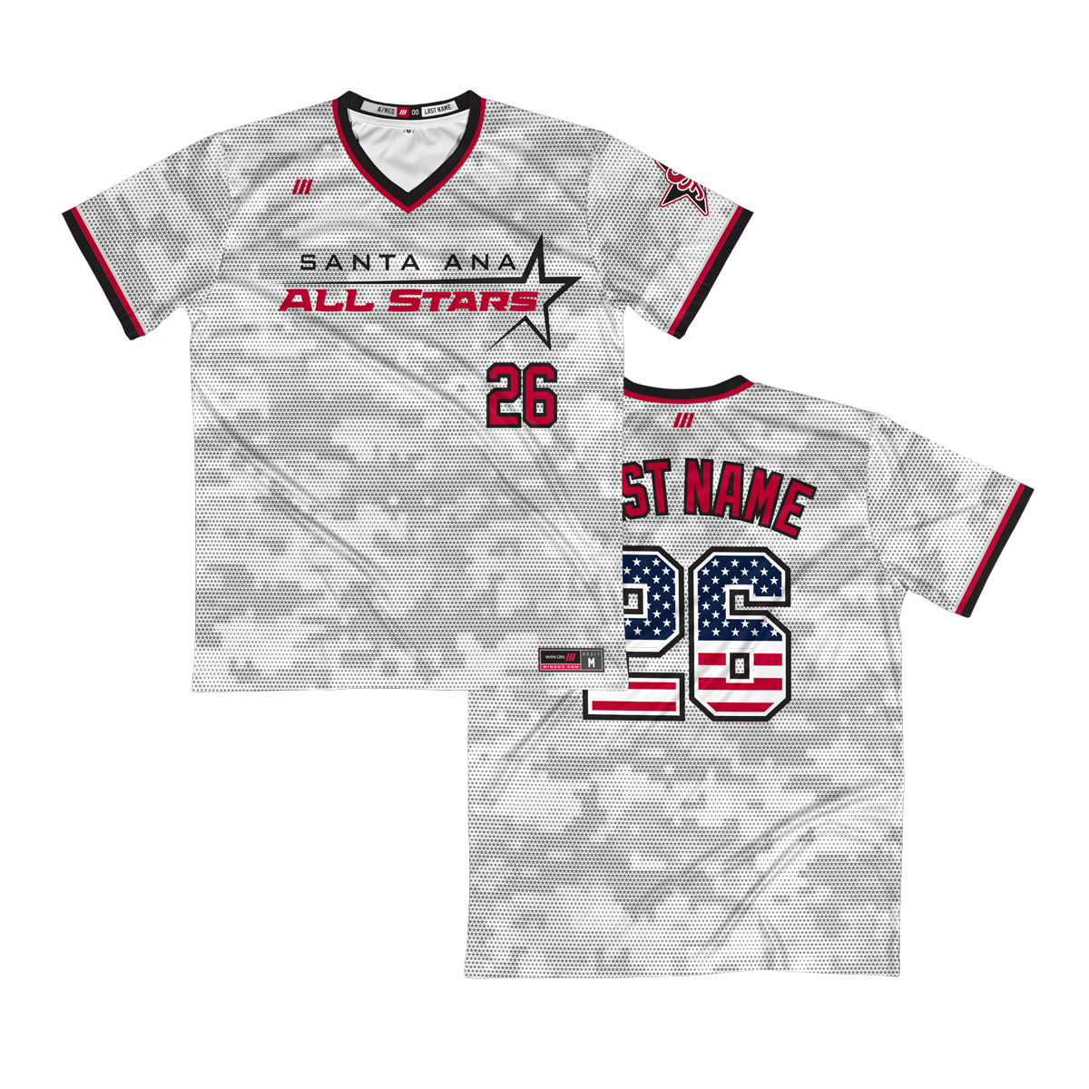 SAPB 2026 All-Stars V-Neck Jersey (Camo)
