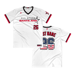 SAPB 2026 All-Stars V-Neck Jersey (White)