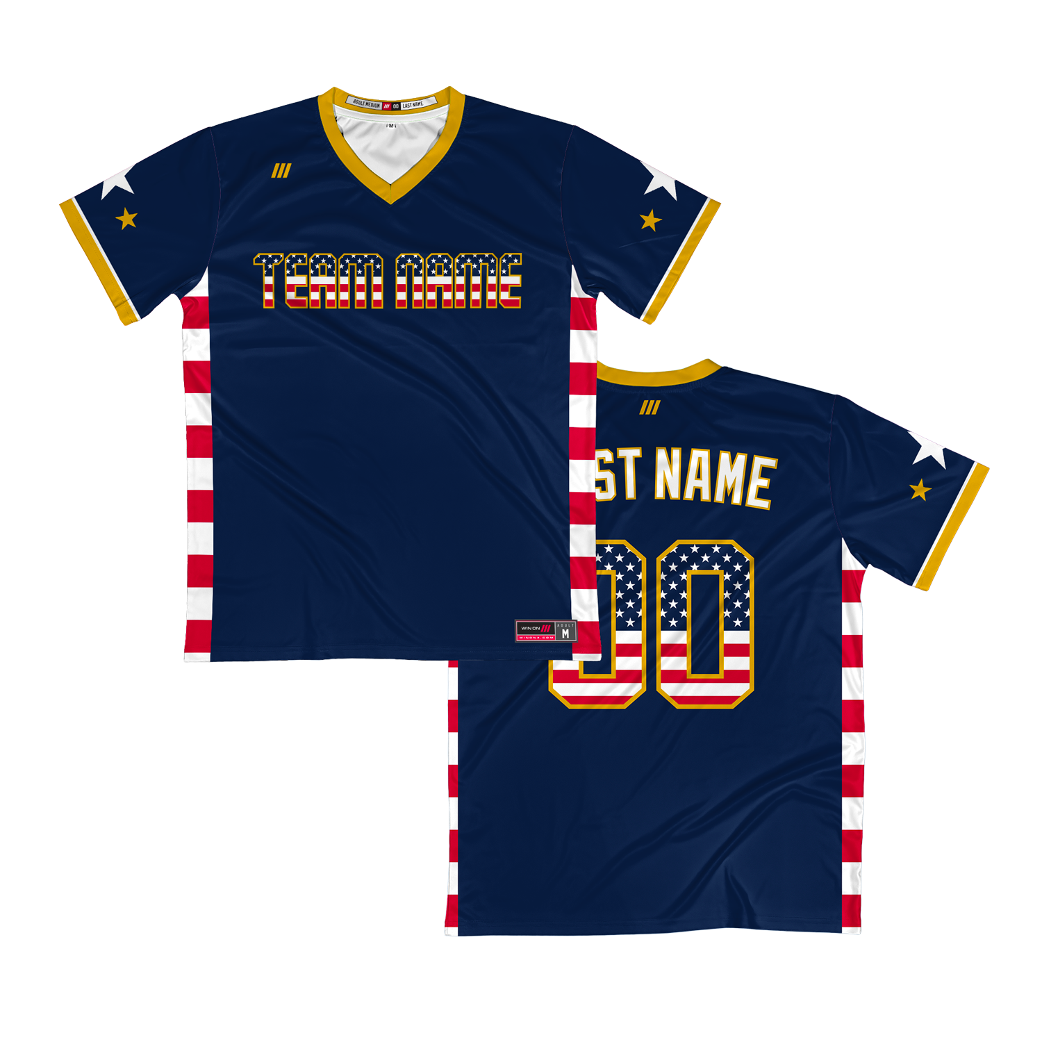 USA V-Neck Pullover Jersey