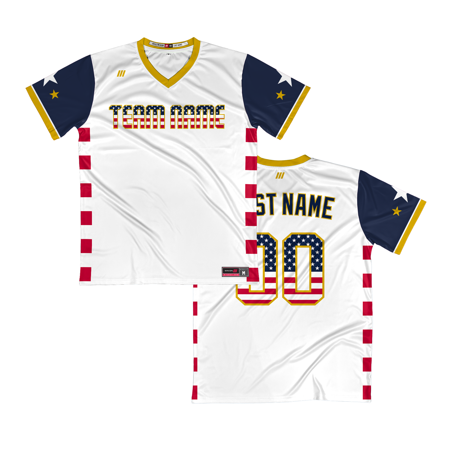 USA V-Neck Pullover Jersey