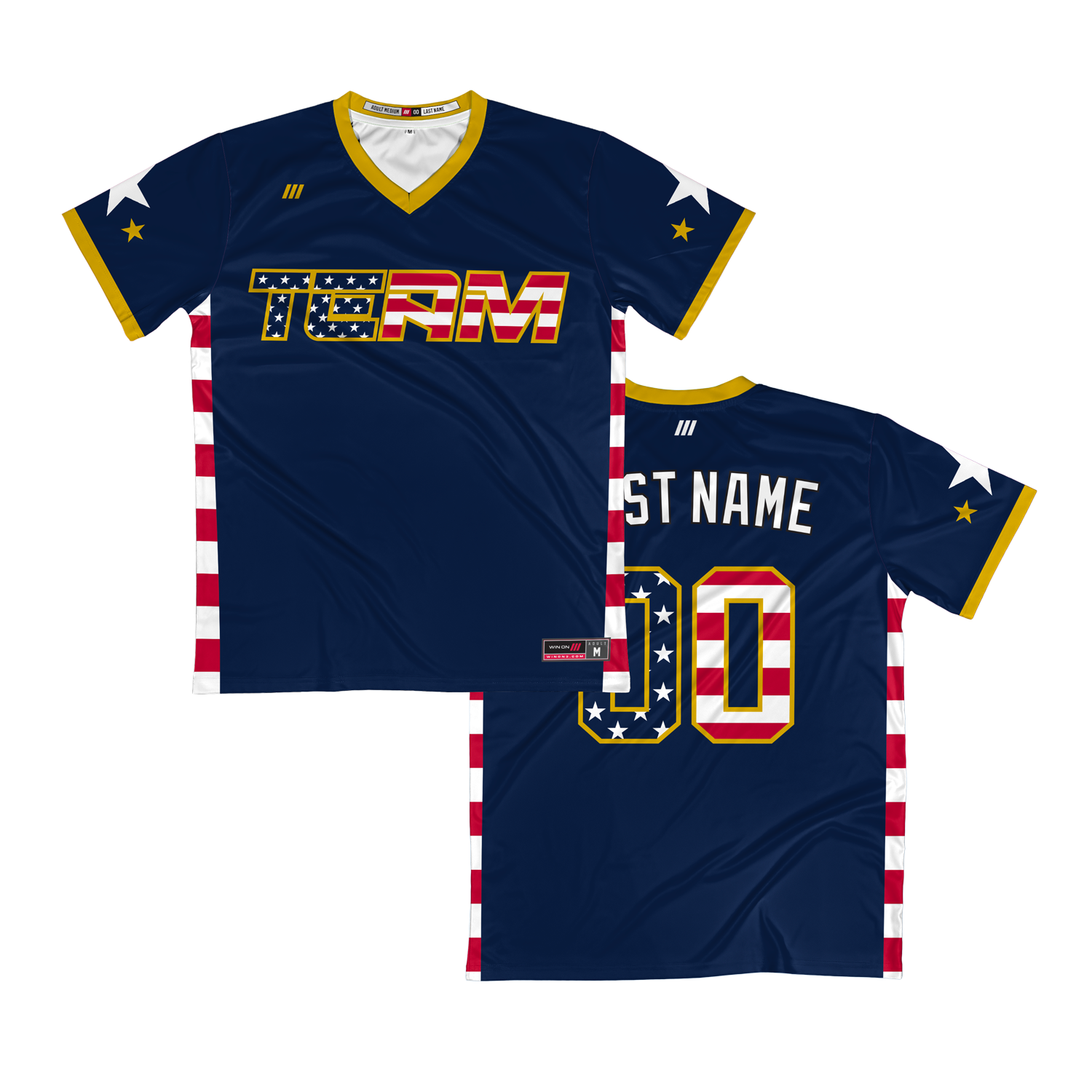 USA V-Neck Pullover Jersey