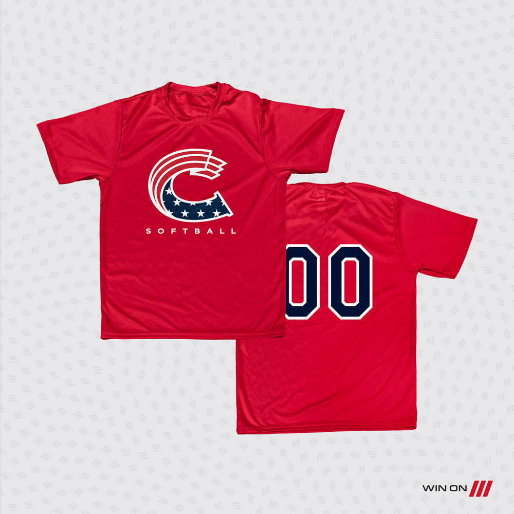 Crush Softball "Scrimmage" Poly Tee