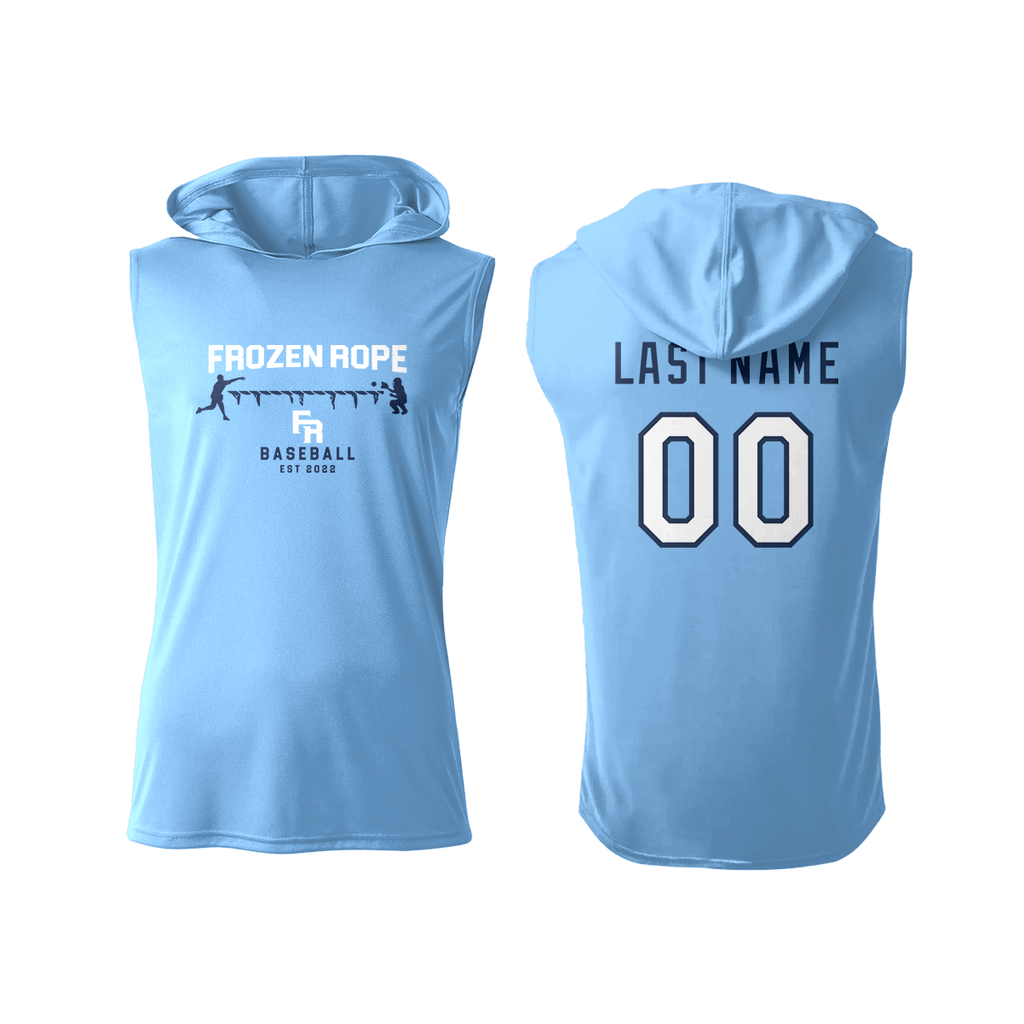 Frozen Rope Sleeveless Hooded Dry Fit
