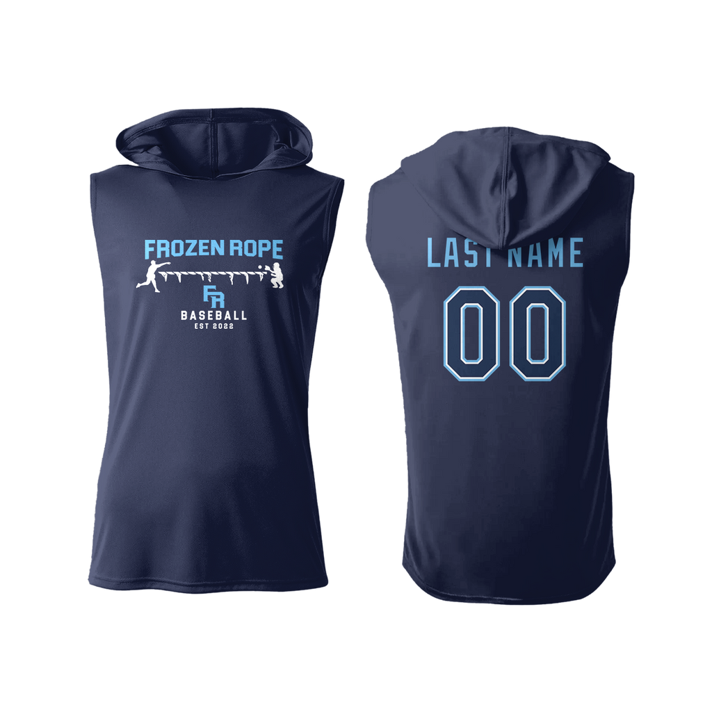 Frozen Rope Sleeveless Hooded Dry Fit