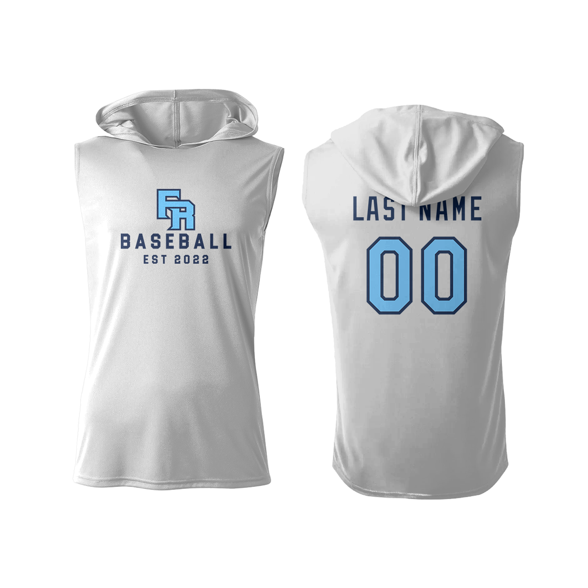 Frozen Rope Sleeveless Hooded Dry Fit