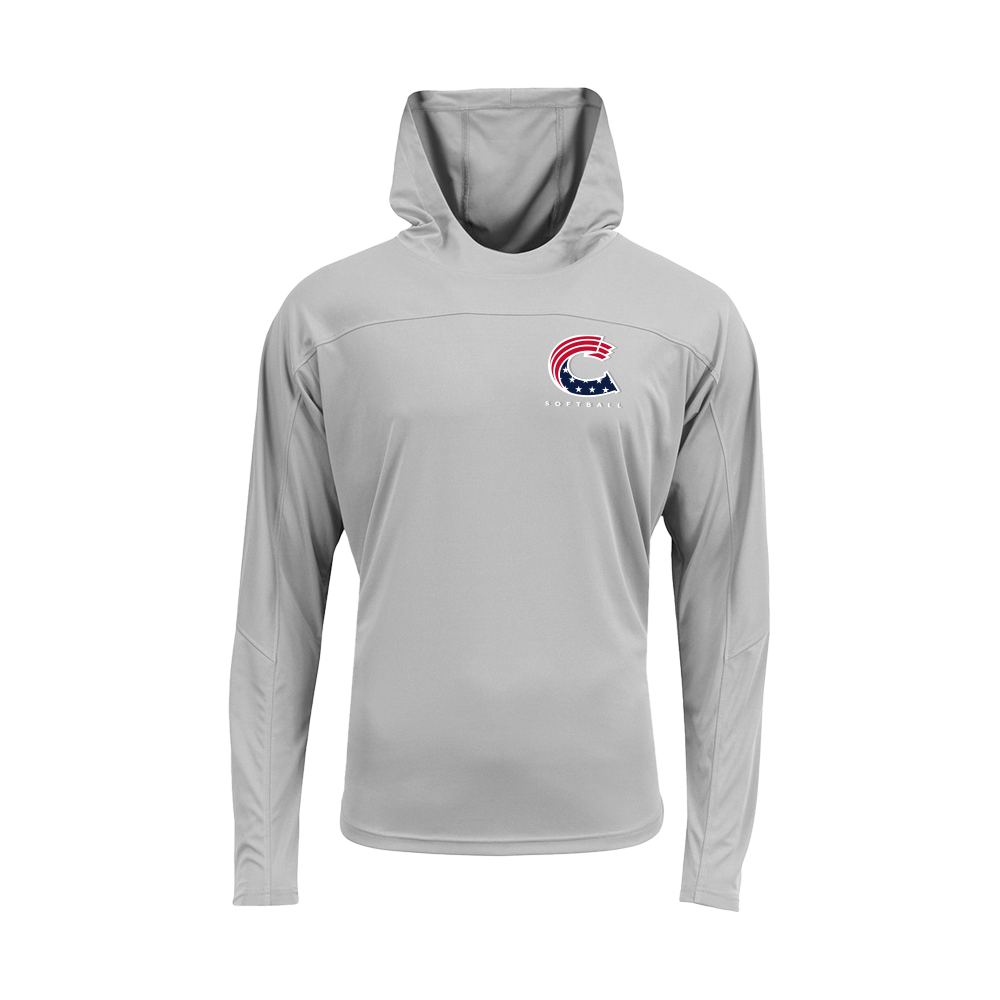 Crush Softball AirFlex Hooded Long Sleeve Performance Tee