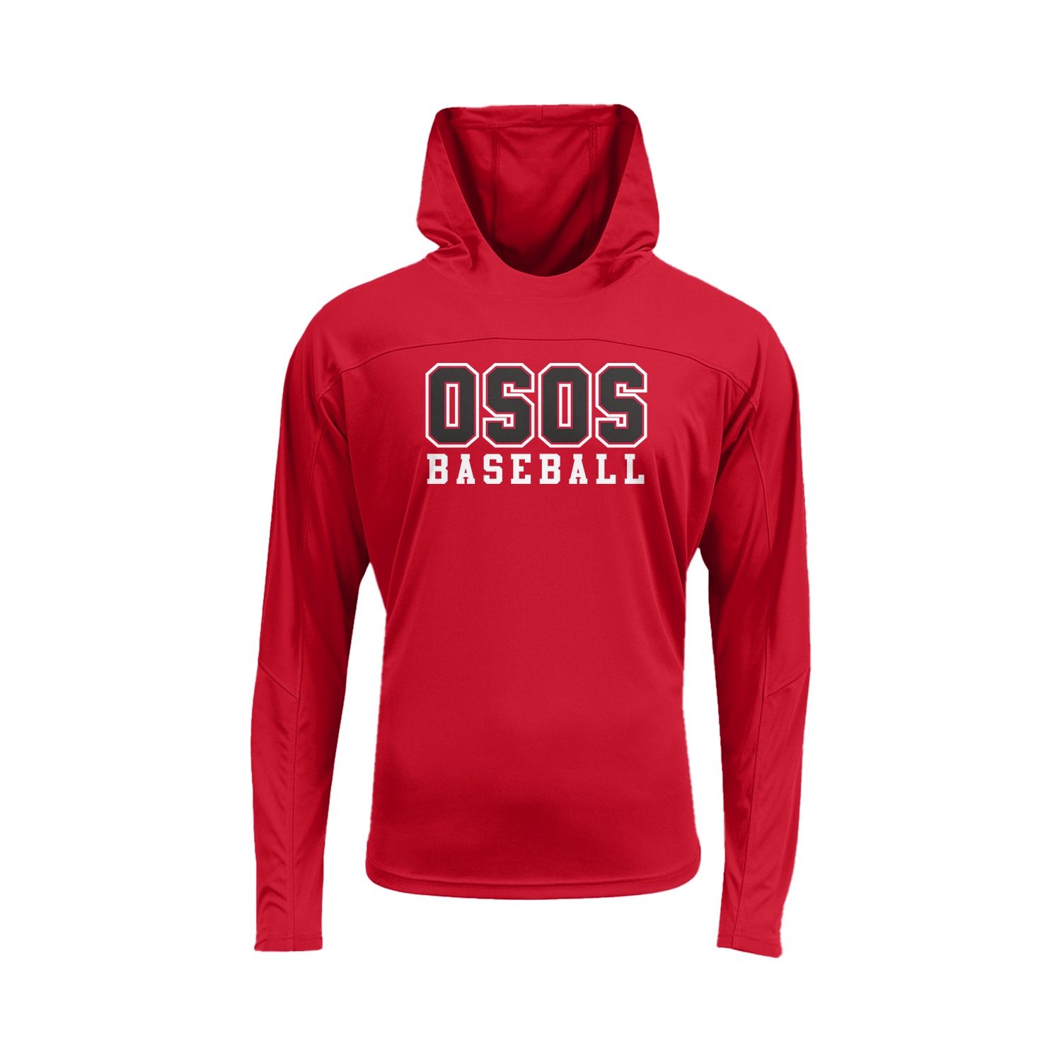 OSOS Baseball AirFlex Hooded Sun Shirt