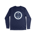 Frozen Rope Baseball (Circle Logo) Long Sleeve Performance Tee
