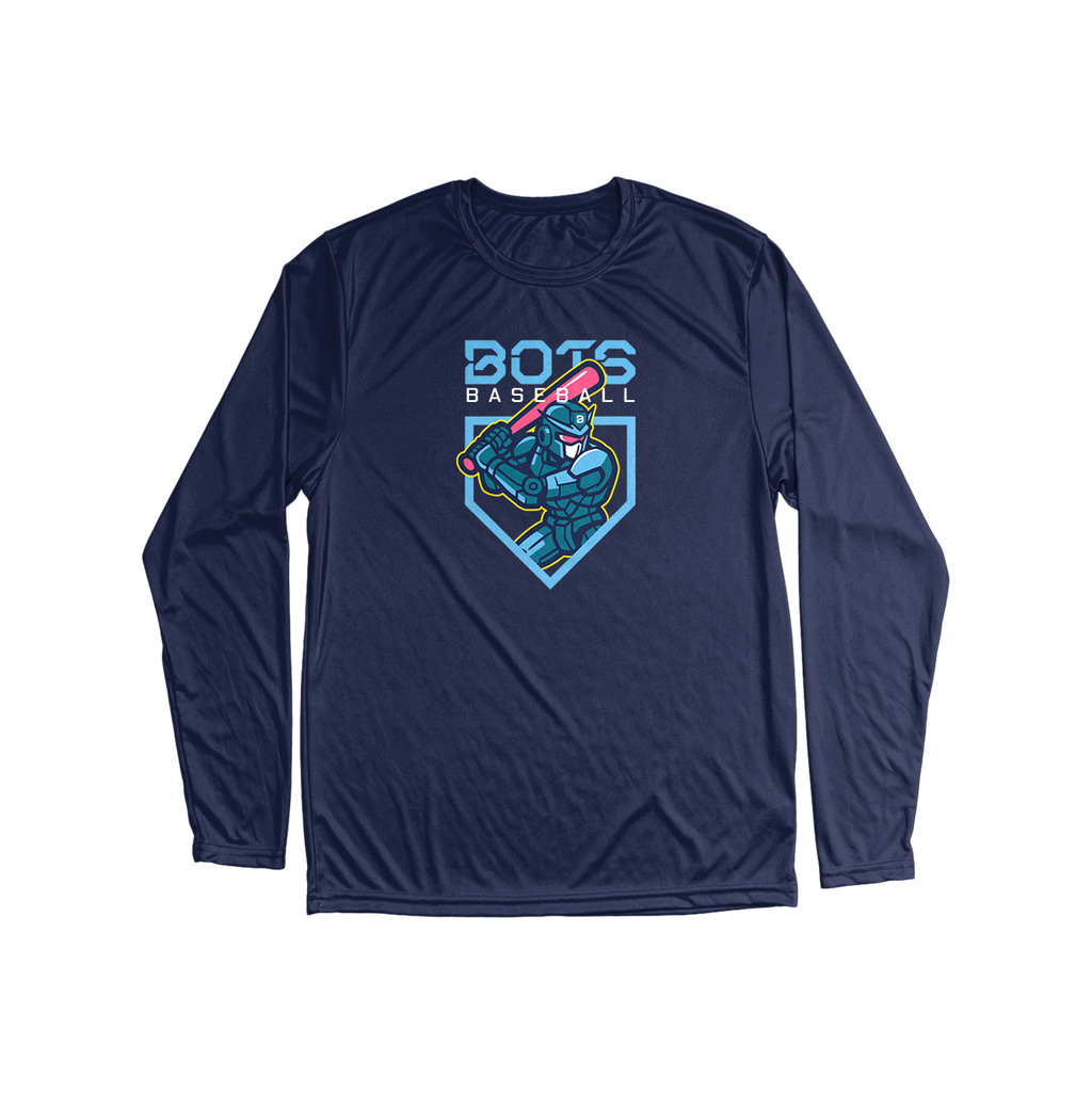 BOTS "Home Plate" Long Sleeve Performance Tee