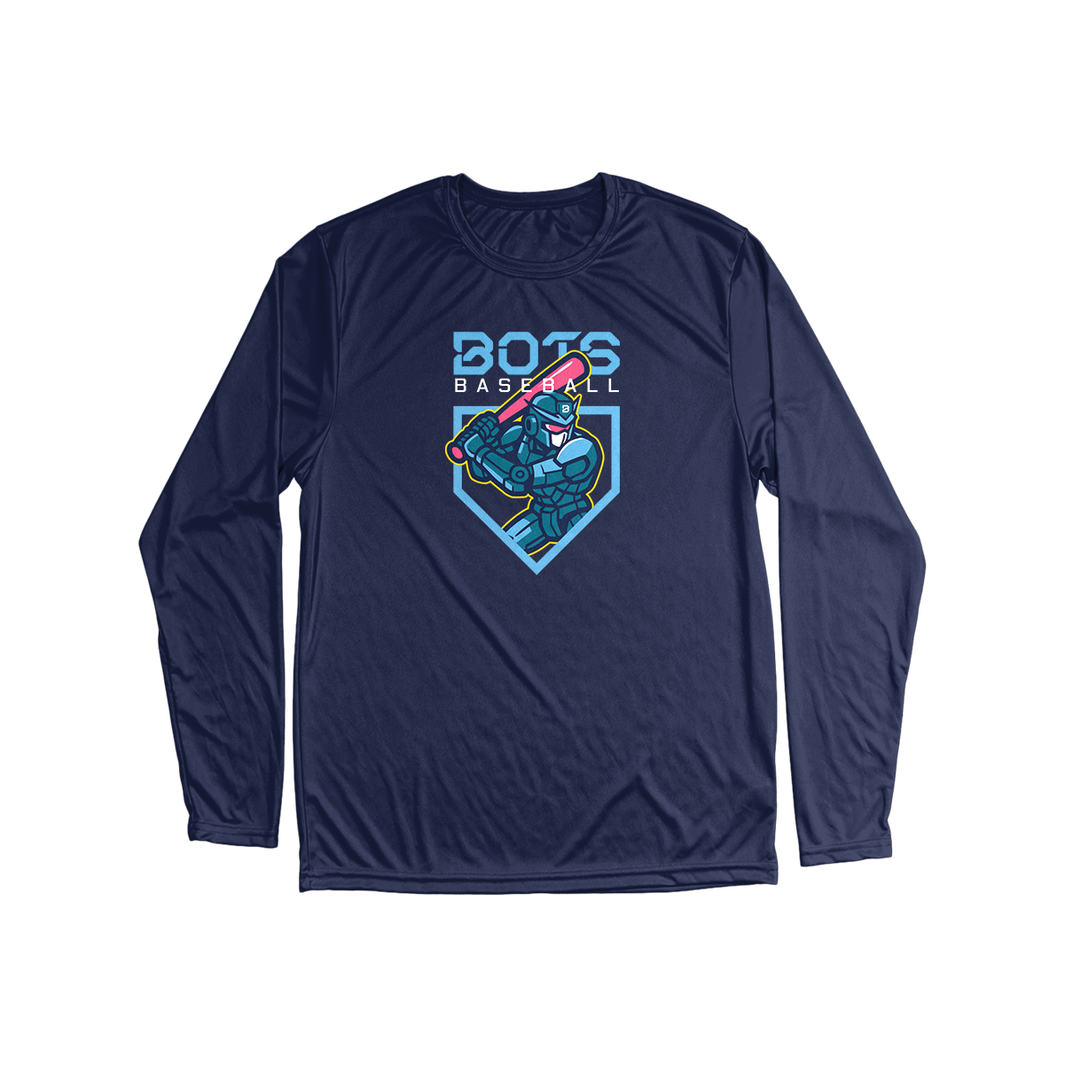 BOTS "Home Plate" Long Sleeve Performance Tee