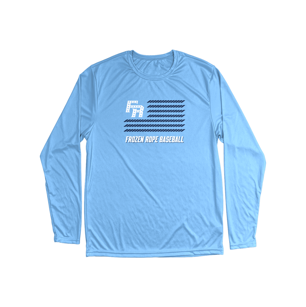 Frozen Rope Flag Long Sleeve Performance Tee