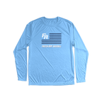 Frozen Rope Flag Long Sleeve Performance Tee