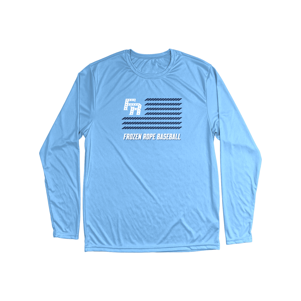 Frozen Rope Flag Long Sleeve Performance Tee