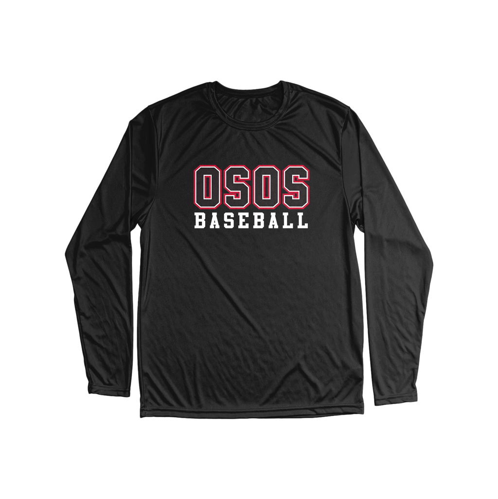 OSOS Baseball Long Sleeve Performance Tee