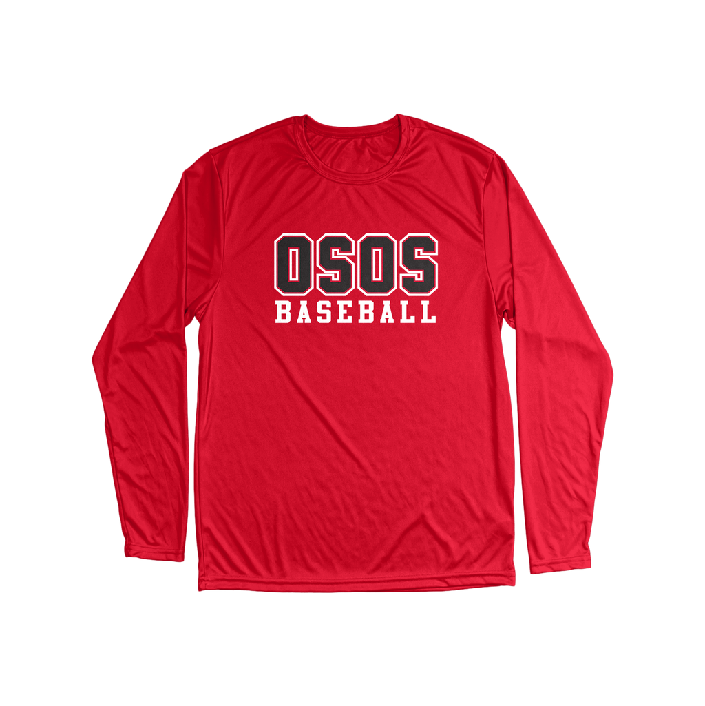 OSOS Baseball Long Sleeve Performance Tee