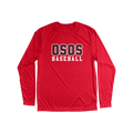 OSOS Baseball Long Sleeve Performance Tee