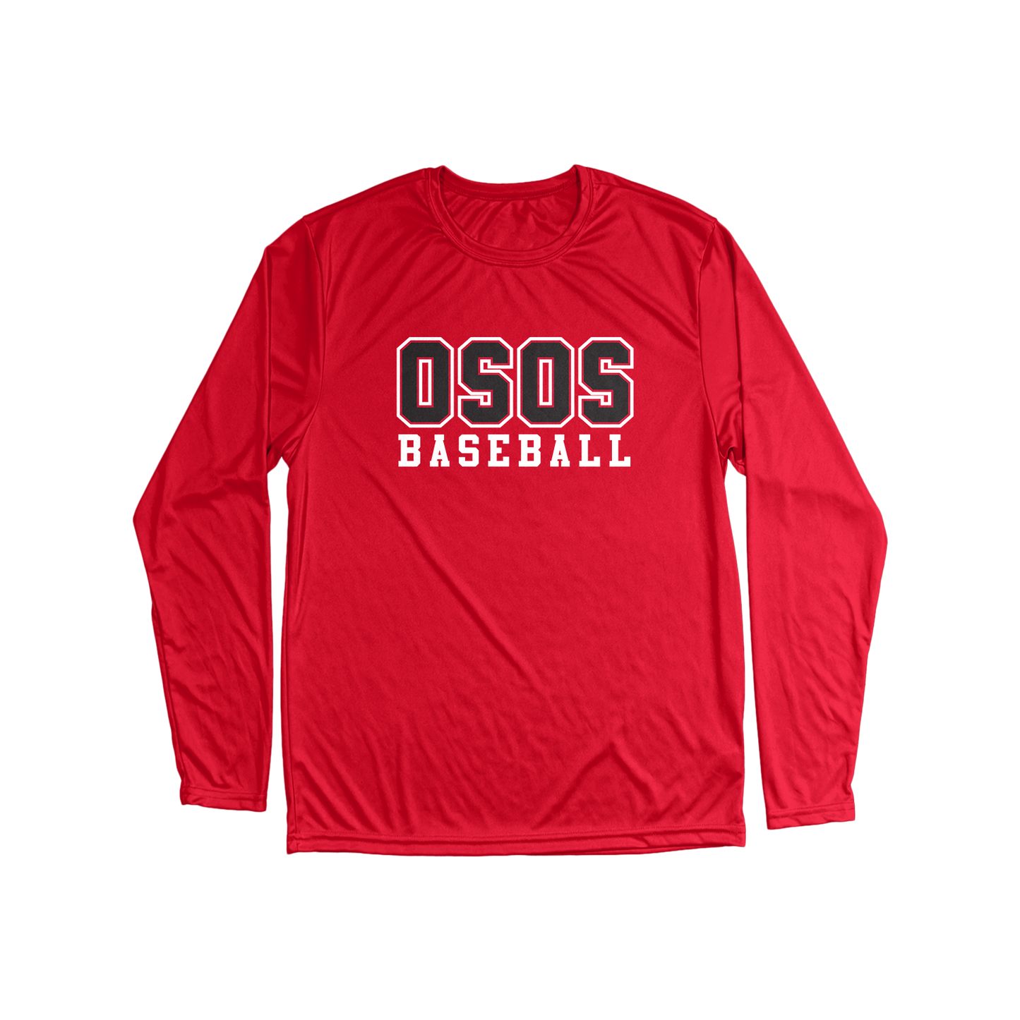 OSOS Baseball Long Sleeve Performance Tee