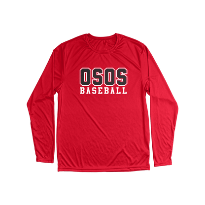 OSOS Baseball Long Sleeve Performance Tee