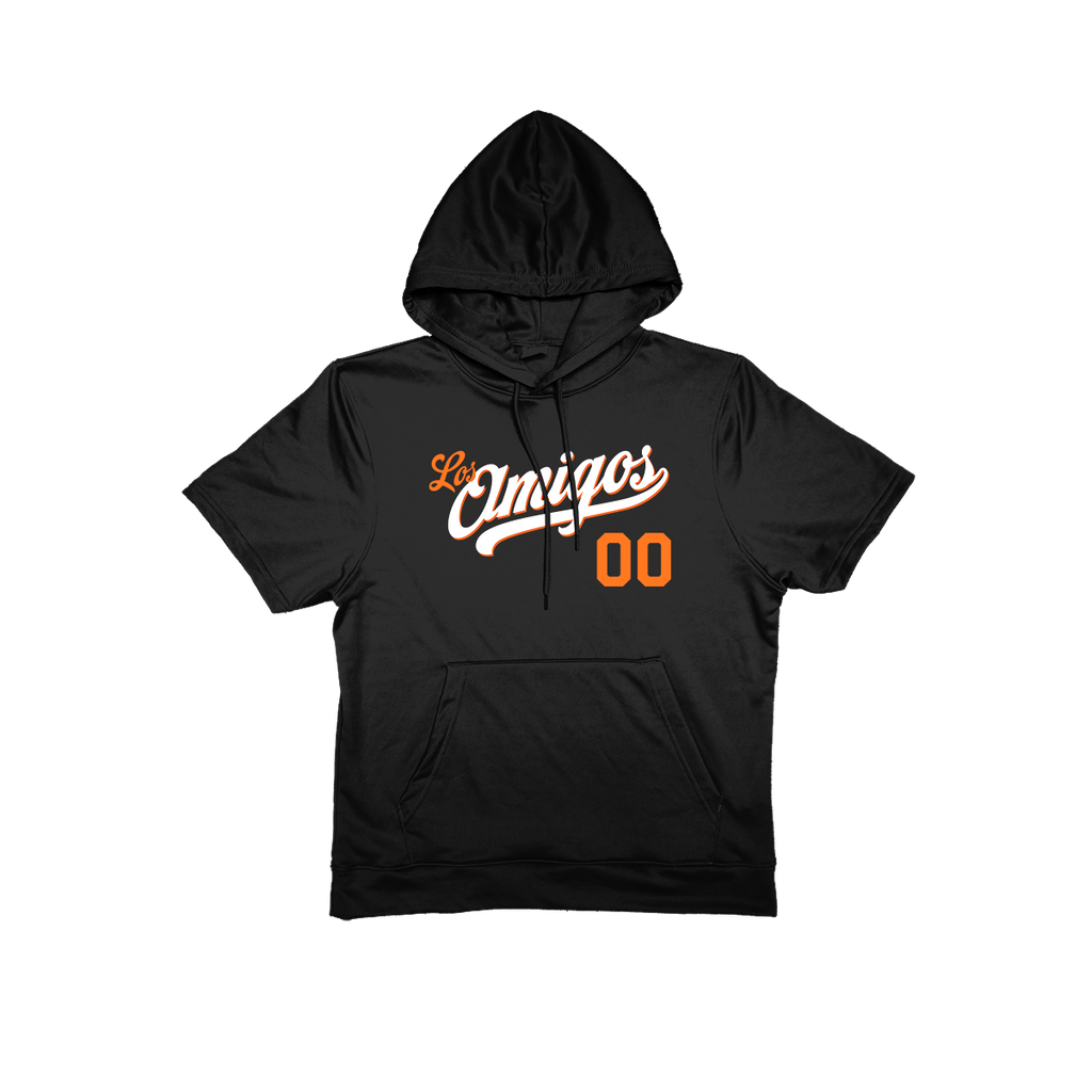 Los Amigos Short Sleeve Poly Fleece Hoodie