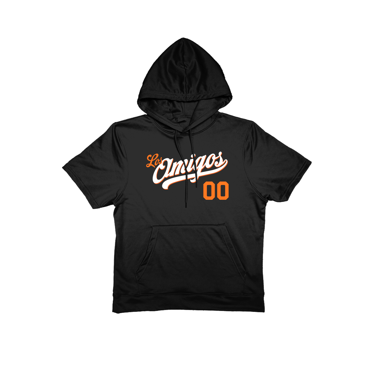 Los Amigos Short Sleeve Poly Fleece Hoodie