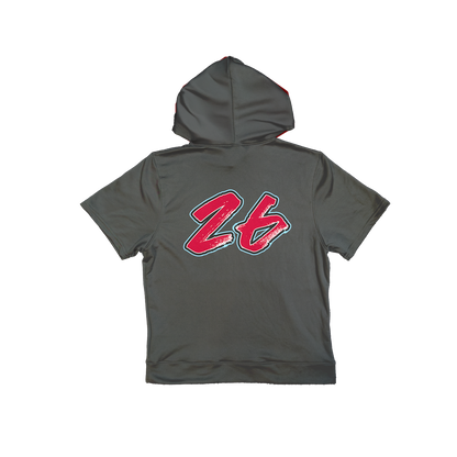 Phenoms Short Sleeve Poly Fleece Hoodie