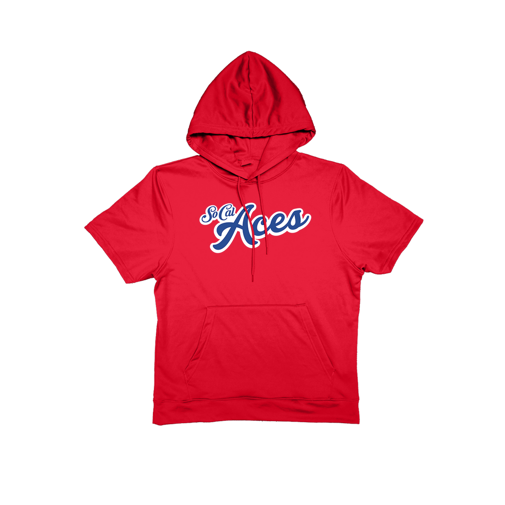 SoCal Aces Short Sleeve Poly Fleece Hoodie