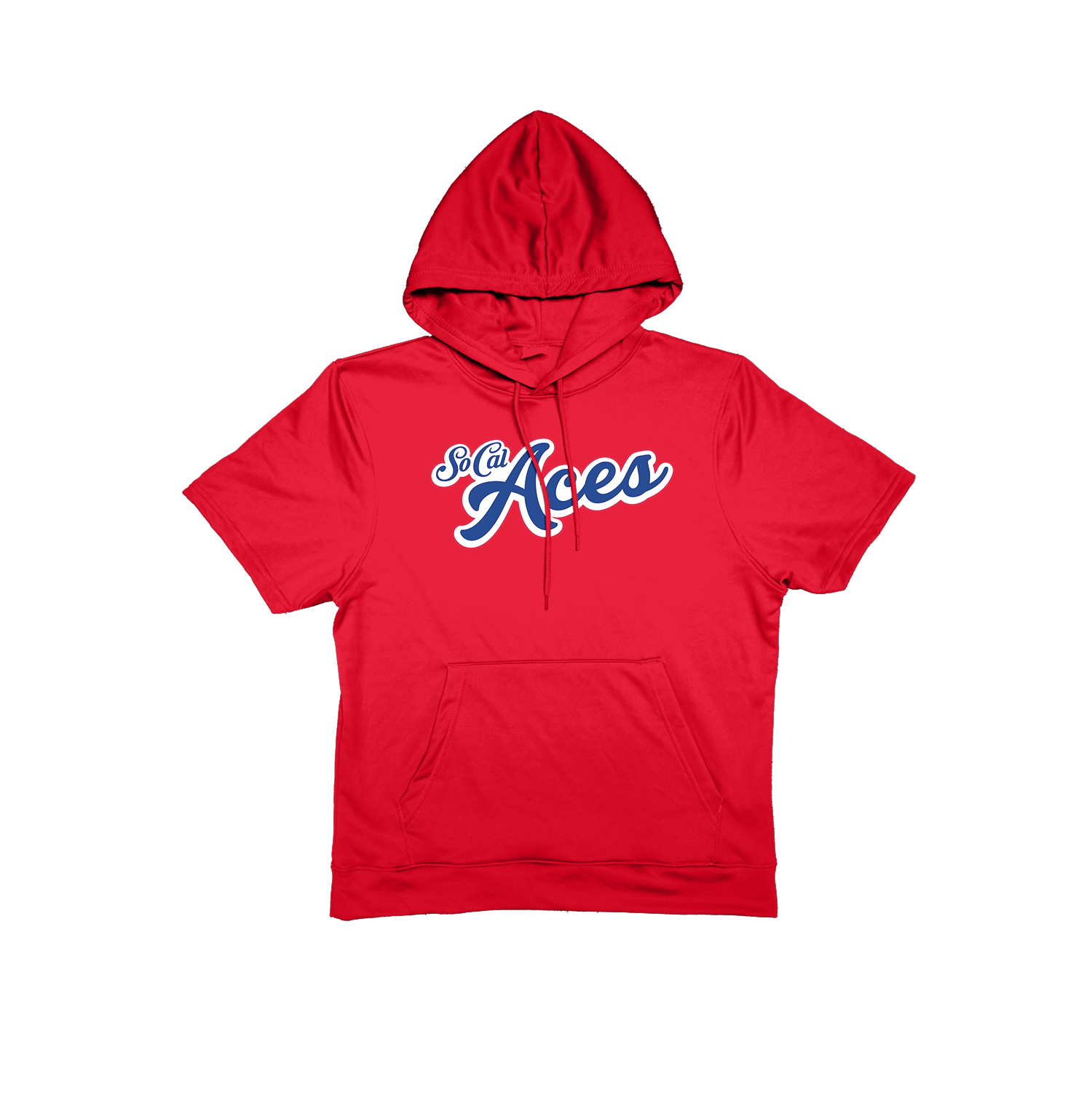 SoCal Aces Short Sleeve Poly Fleece Hoodie