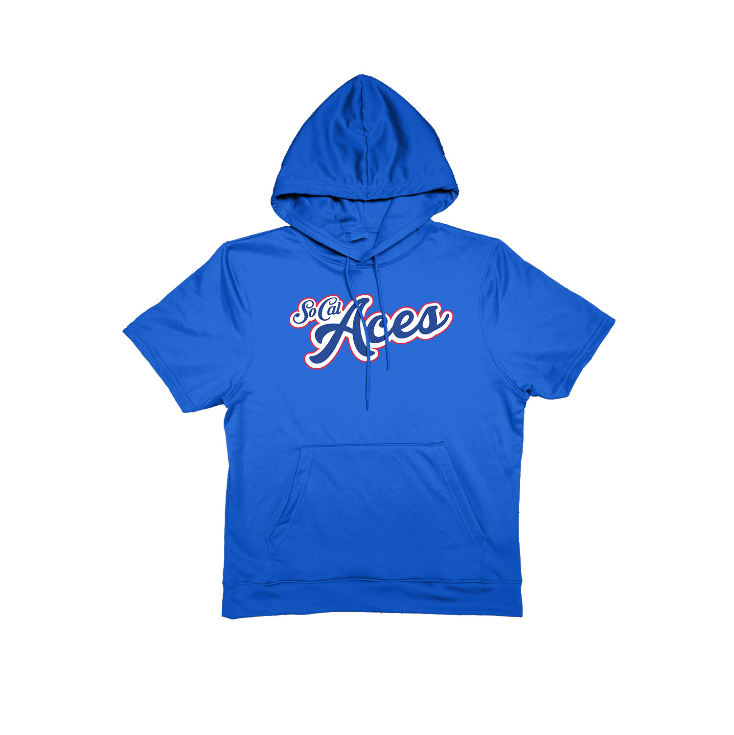 SoCal Aces Short Sleeve Poly Fleece Hoodie