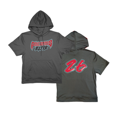 Phenoms Short Sleeve Poly Fleece Hoodie