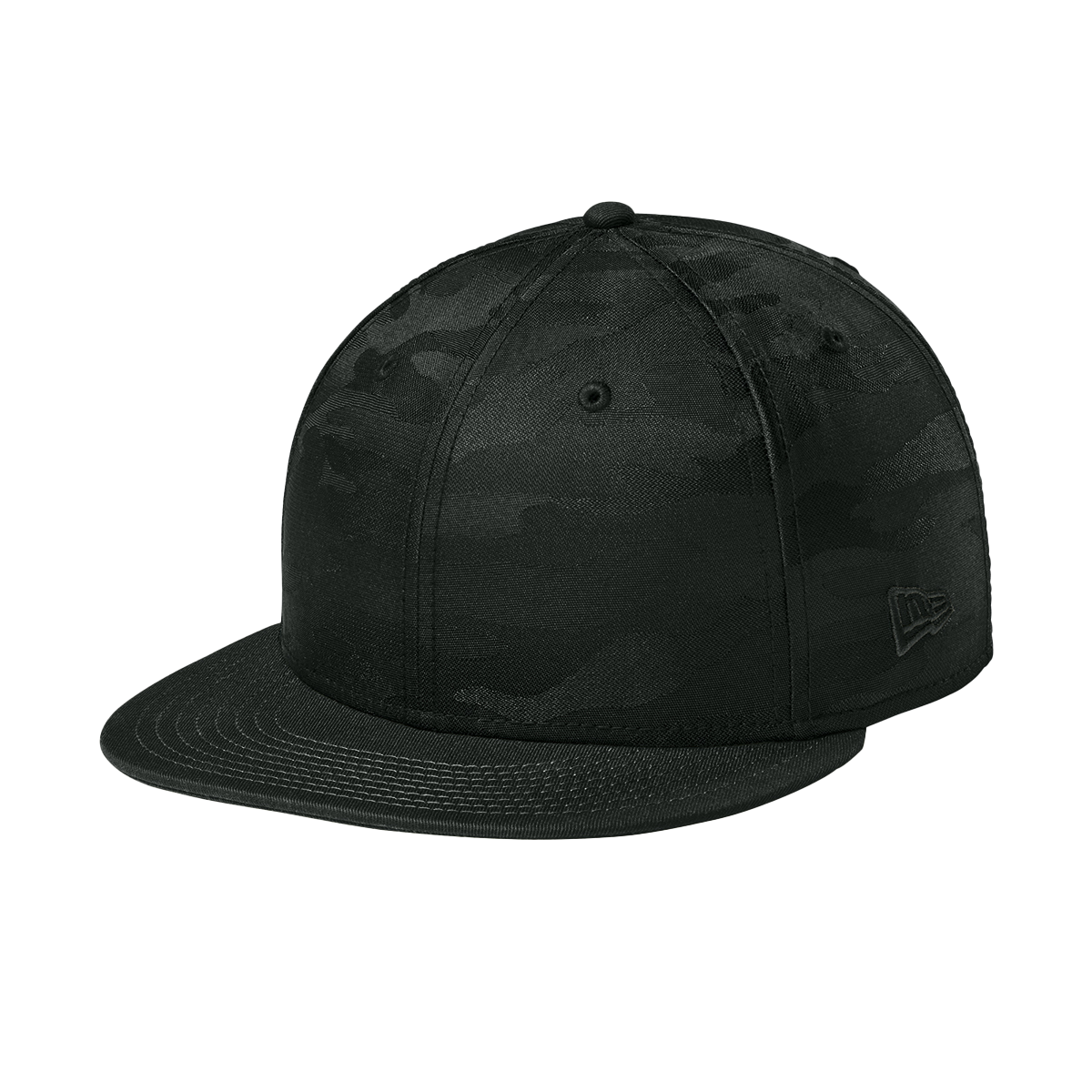 New Era Camo Flat Bill Snapback Cap