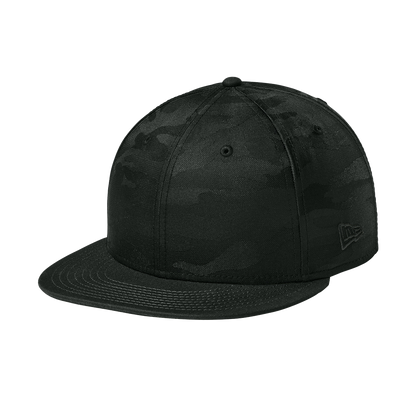New Era Camo Flat Bill Snapback Cap