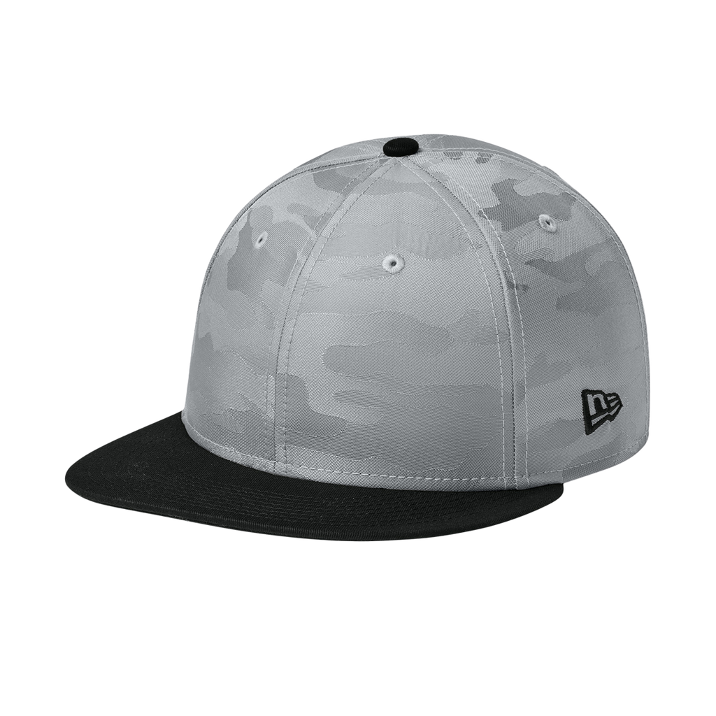 New Era Camo Flat Bill Snapback Cap