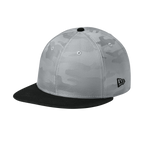 New Era Camo Flat Bill Snapback Cap