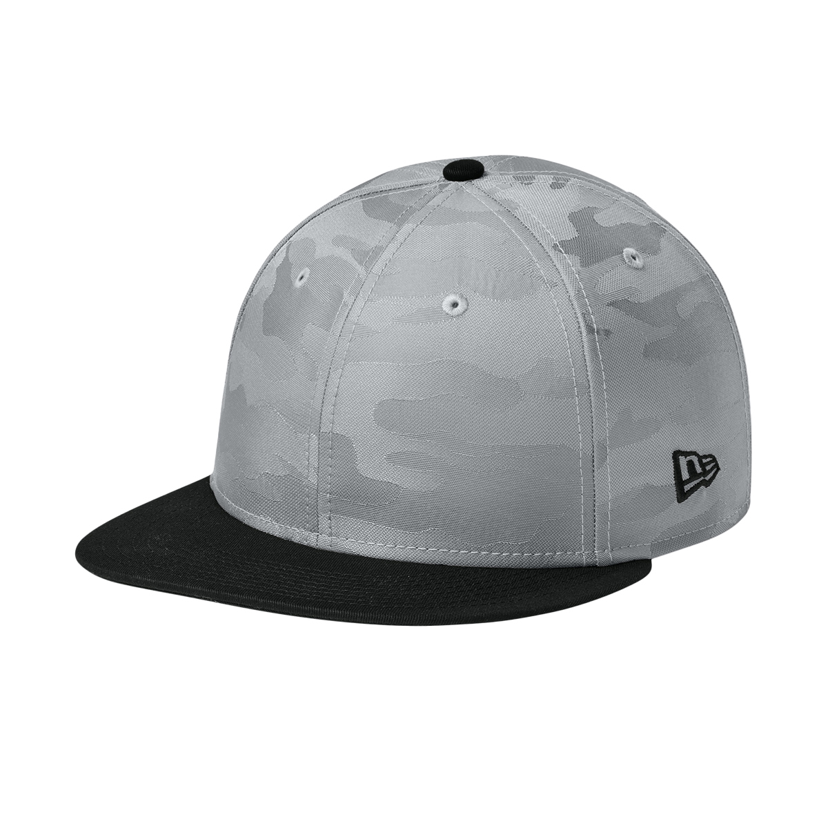 New Era Camo Flat Bill Snapback Cap