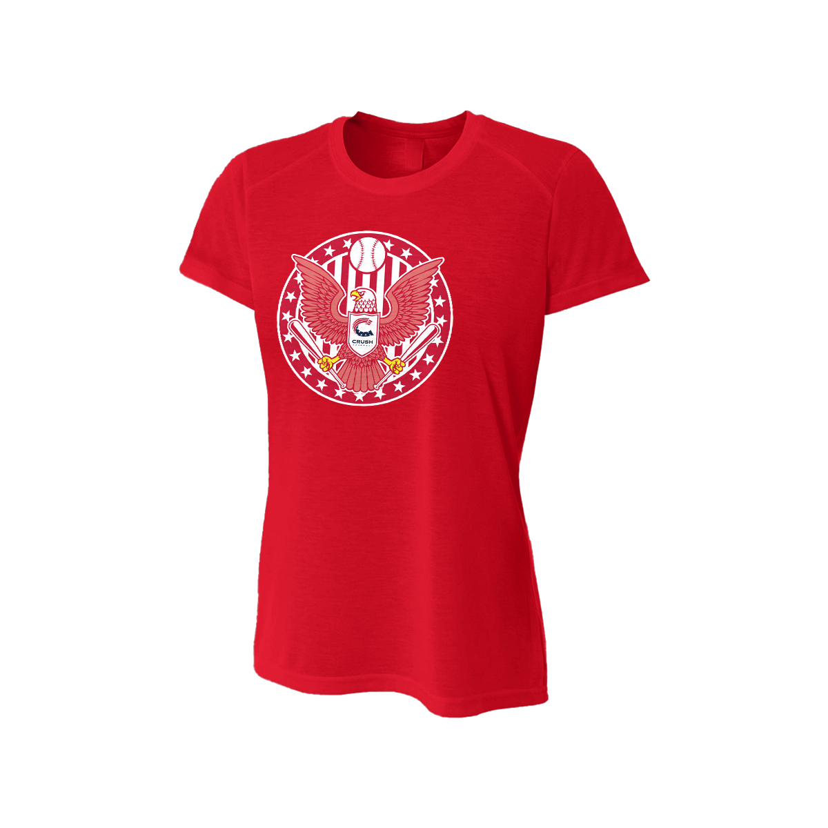 Crush "Red Eagle" Women's Spun Poly Tee