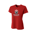 Monarchs Football (Helmet) Women's V-Neck Poly Tee