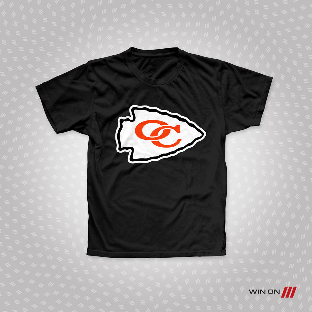Orange Chiefs Arrowhead T-shirt
